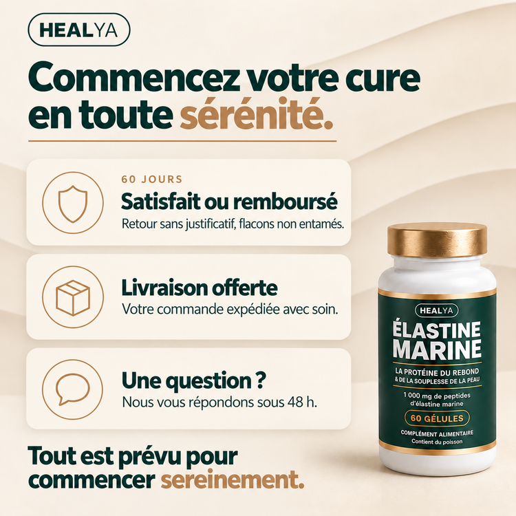 Élastine Marine Healya 1 000 mg — 60 gélules